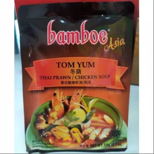 Bamboe bumbu Tom Yum/Tom Yam 60 gr