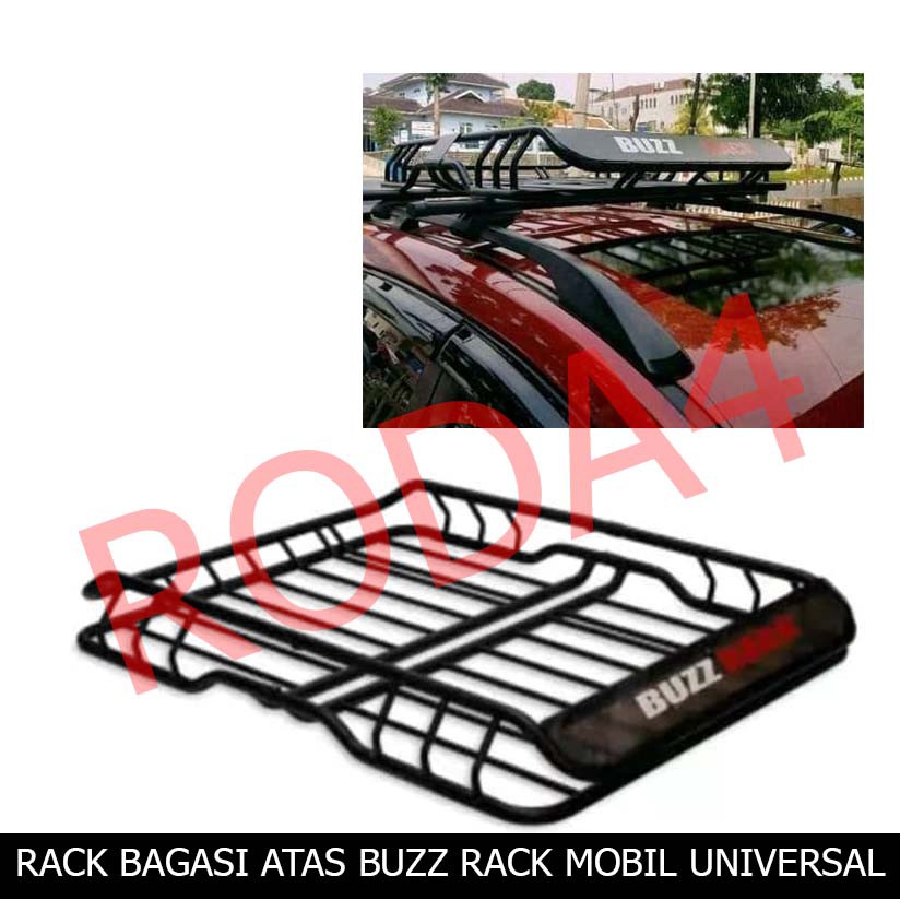 Roof Rack - Rak Bagasi Atas Mobil Besi Model BUZZ RACK Universal