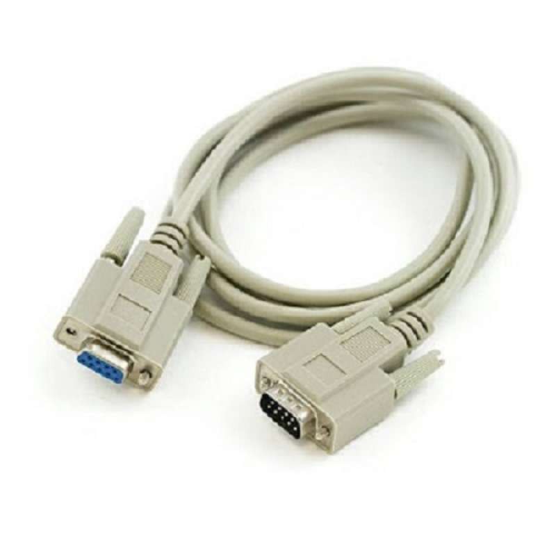 Cable Serial com DB9 Db-9 Male Female 1.5m - Kabel Rs232 Rs-232 extension 1.5 Meter