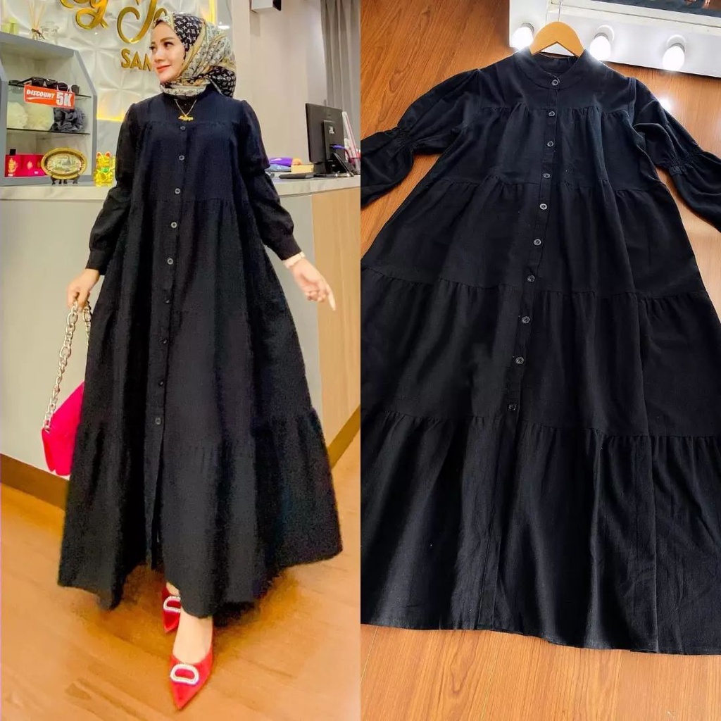 ZOYA MAXI BL KATUN RAYON LD 110 CM PB 138 CM ( BACA DESKRIPSI SEBELUM ORDER ) Gamis Dewasa Gamis Murah Meriah Promo Gamis Wanita Terbaru 2022