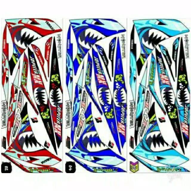 Striping motor ~ sticker motor ~ lis JUPITER MX NEW 135 shark hiu