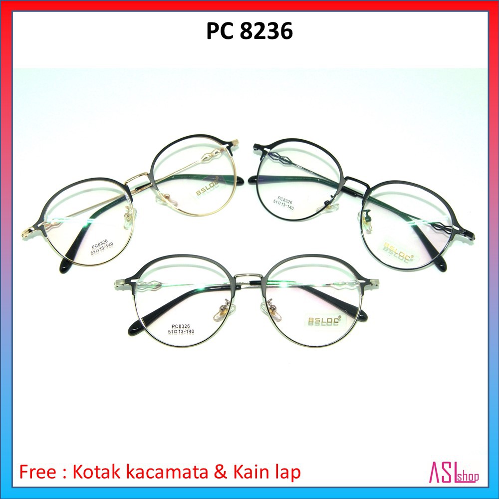 FRAME KACAMATA MINUS (KODE : PC 8326)