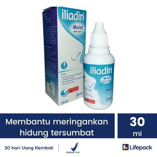 ILIADIN MOIST DROP 30 ML - Obat Rhinitis / Sinus Hidung Tersumbat - LIFEPACK
