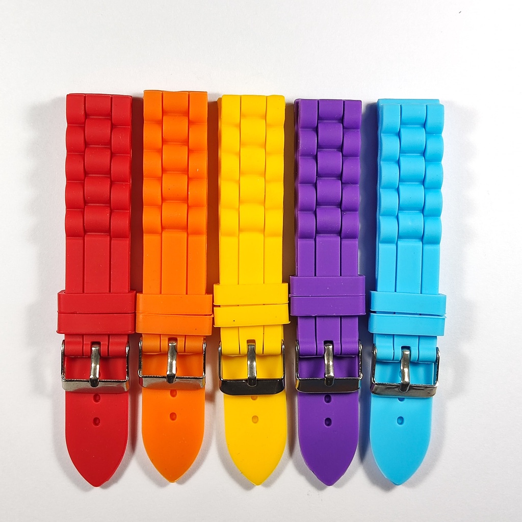 Tali Karet Jam Tangan Strap Rubber silicone 18mm