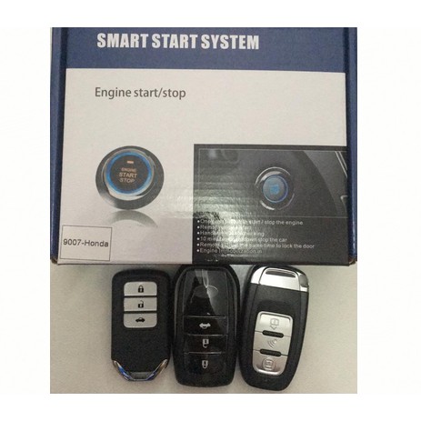 ENGINE START stop tombol button Passive Keyless Entry Alarm Car Remote PKE dari remote push system kunci mobil