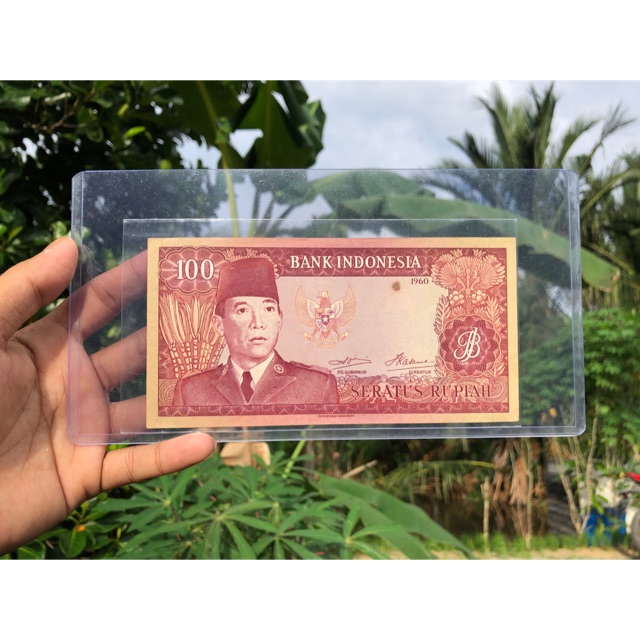 Uang Kuno 100 Soekarno XF 06