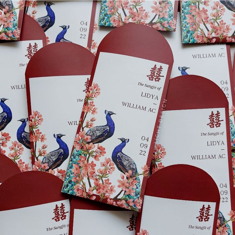

CUSTOM ANGPAU WEDDING / LEBARAN / SANGJIT / TUNANGAN / SESERAHAN/ HONGBAO
