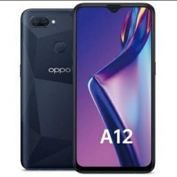HP OPPO A12 3/32 GB - OPO A 12 RAM 3GB ROM 32GB GARANSI RESMI 1 TAHUN - Hitam