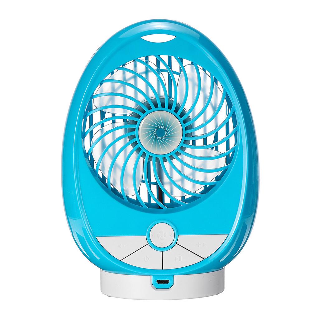 KIPAS ANGIN PORTABLE MUSIC USB BLUETOOTH MINI MUSIC FAN AIR COOLER COOLING PORTABLE