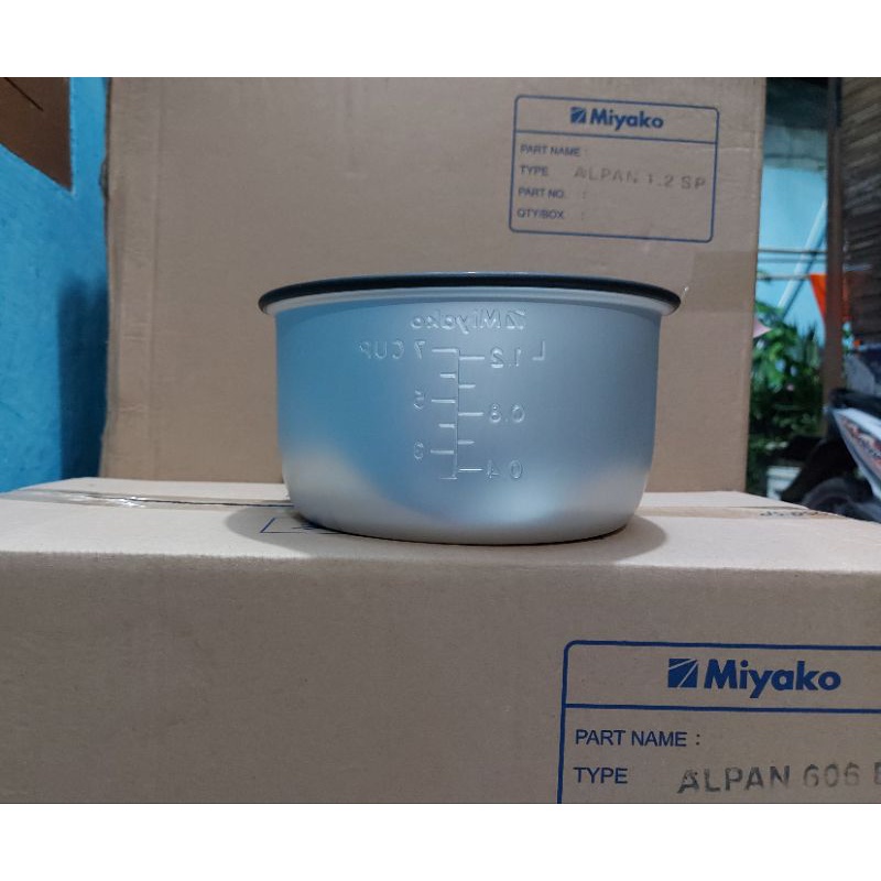 Miyako Rice Cooker Inner Pot/ Panci Teflon Miyako 1.2Liter ORI