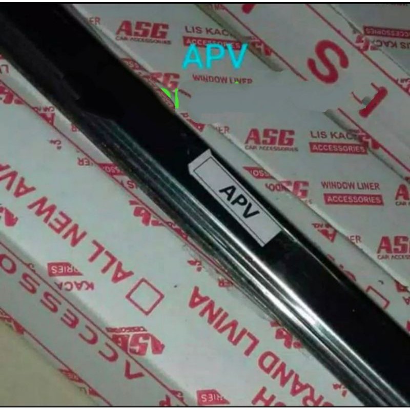 list lis kaca samping stainless mobil suzuki apv