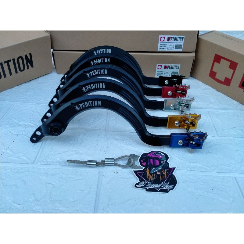 Pedal Rem Lipat Expedition Wr 155 Tuas Rem Yamaha Wr 155 Expedition Pijakan Rem Wr 155