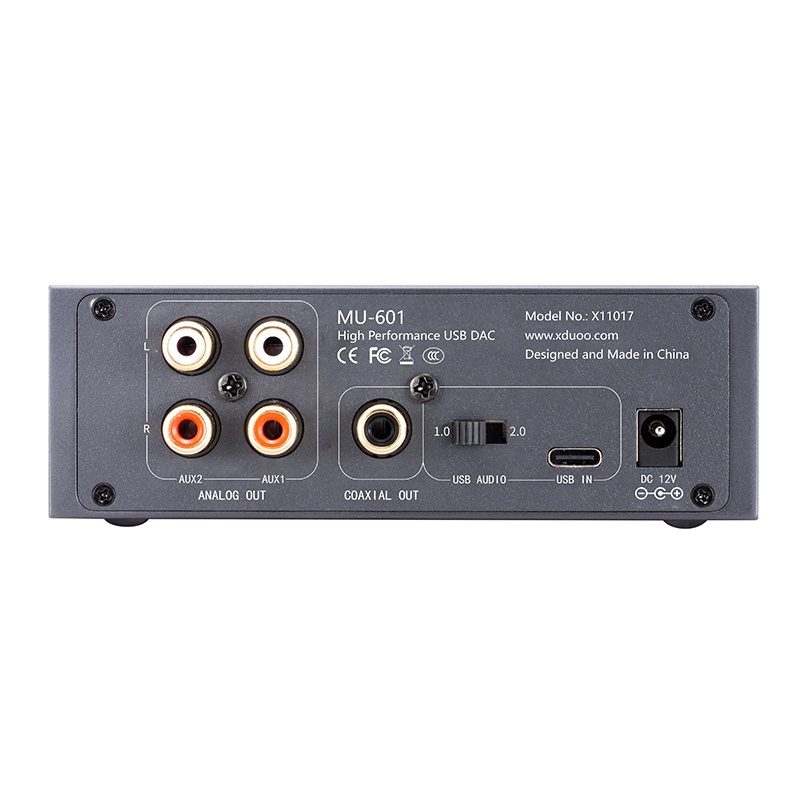 Xduoo MU-601 ES9018K2M PCM384kHZ / DSD256 High Performance USB DAC ES9018K2M