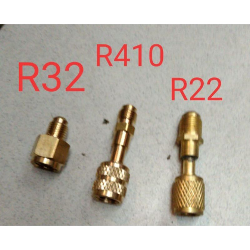 ADAPTOR NEPEL R32 410 to R22 - SAMBUNGAN ADAPTER NEPEL R32 410 ke R22