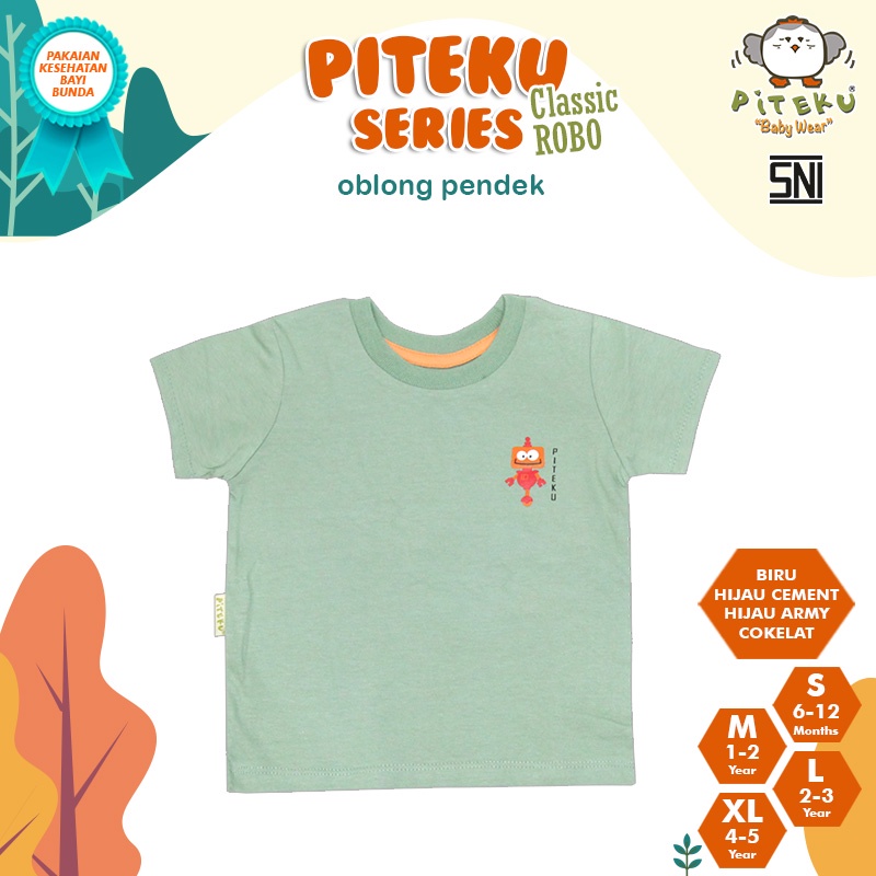 PITEKU ATASAN PENDEK BSC ROBO V2 1-2Y / BAJU ATASAN