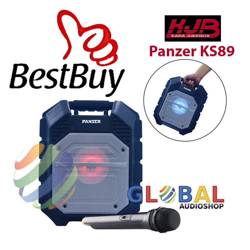 KJB KS 89 Panzer Speaker Portable Bluetooth Wireless 5.5 Inch KS89