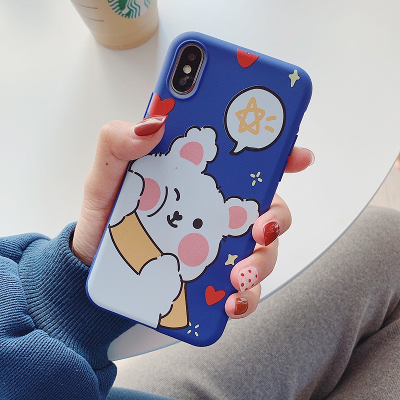 Bear's Softcase Printing Oppo neo7 f1s a1k a7 a5s f9 vivo v9 y83 y71 y53 y91 s1 redmi 4a 7a 6a 5a 4x