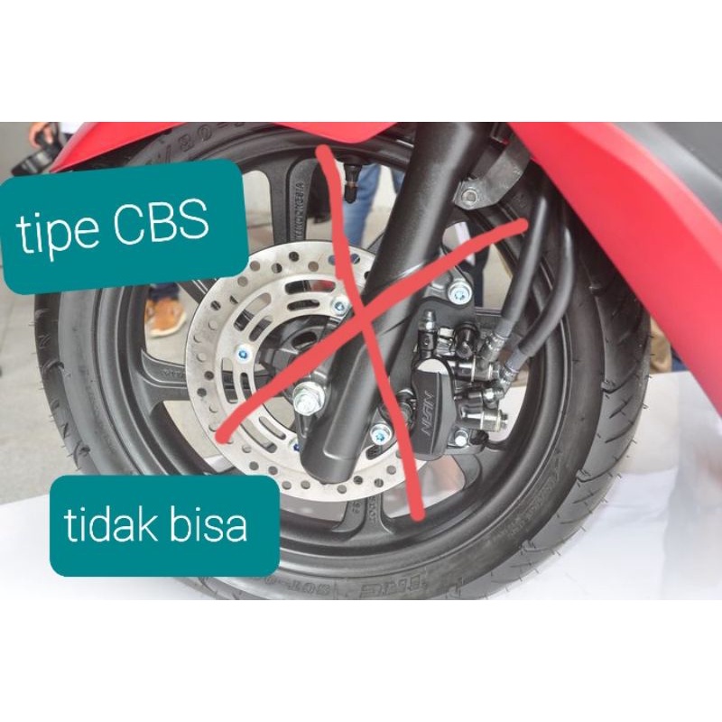 Kampas rem Dispad set depan belakang ADV 150 160 PCX 150 160 TIPE ABS