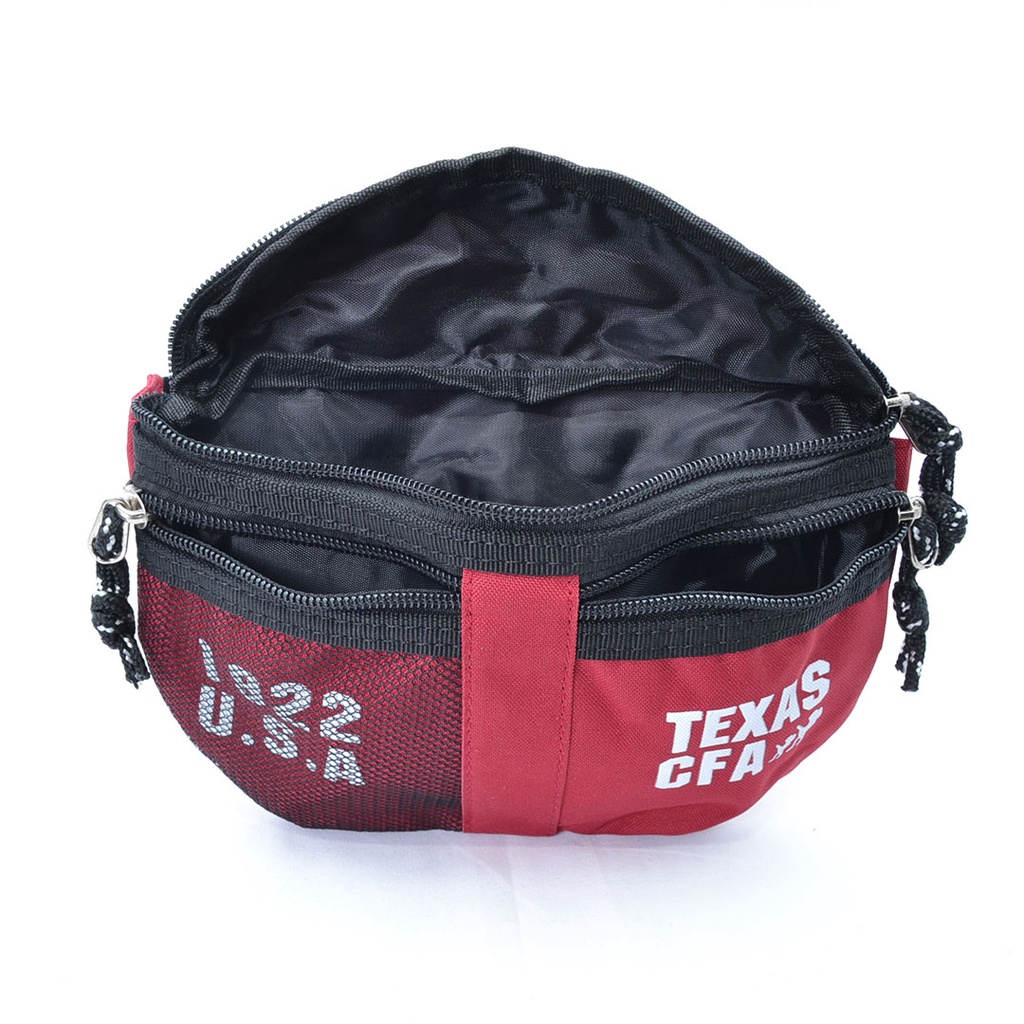 Tas Selempang Waistbag Oval Keren Texas CFA 1922 USA Import W-201