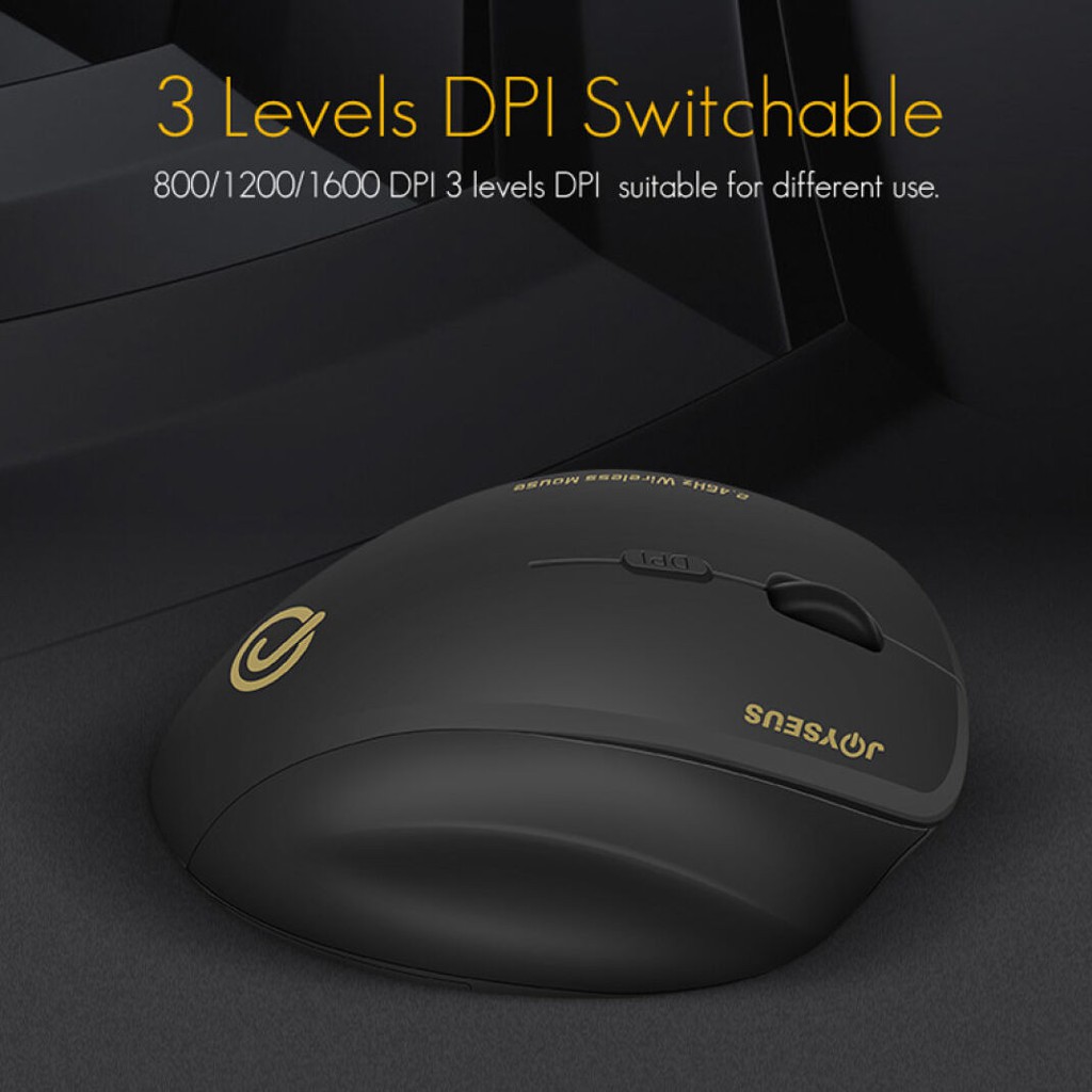JOYSEUS Wireless Mouse 1600DPI USB Computer 2.4GHz Mouse - MS0002-3