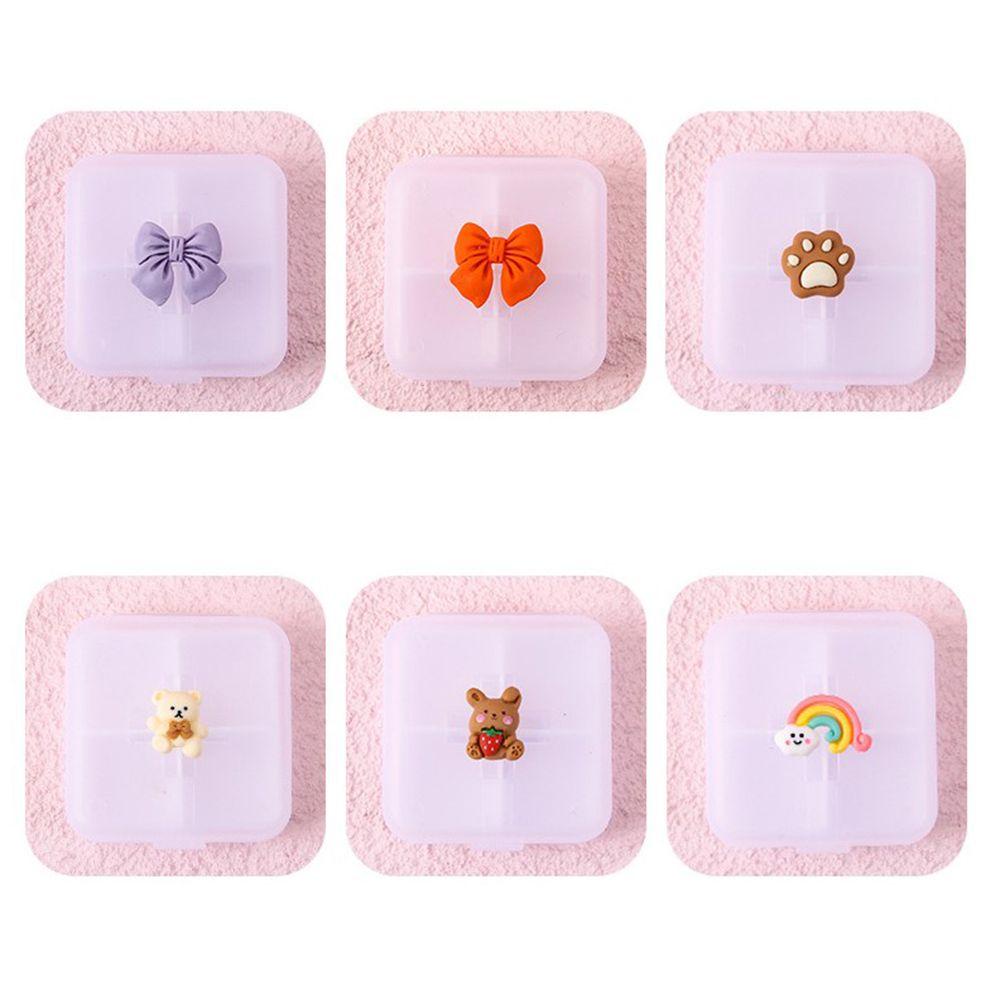 Agustina Pill Case 1Pc Plastik Dewasa Anak Travel Mini Wadah Vitamin Obat Organizer