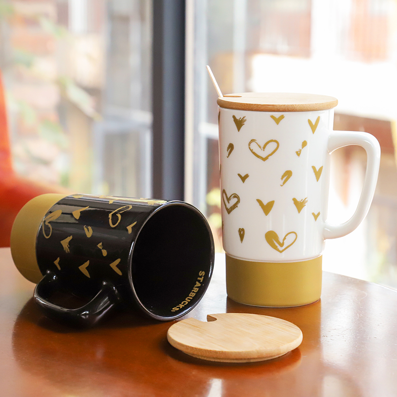 Tumbler Starbucks Mug Tahan Panas Keramik Mug Kopi Piala Pasangan