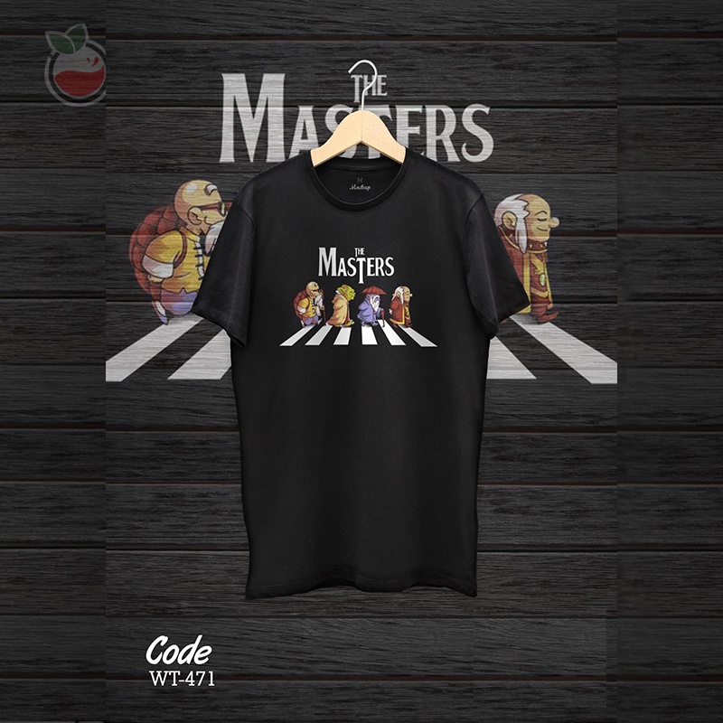Lilipop Kaos Pria The Master Baju Distro Basic Tshirt Kasual