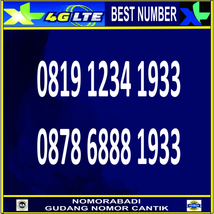 nomorcantik kartu perdana xl 4G 1933 H400