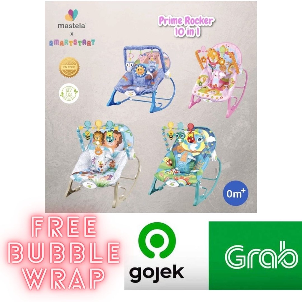 Bouncer Kursi Goyang Manual Bayi Space Baby Mastela FREE BUBBLE WRAP!!