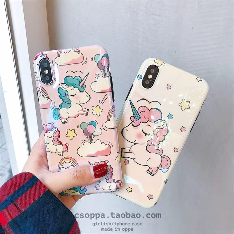 Unicorn Laser Light Hologram Case IPhone 6 F9 F7 A3s F9 F5