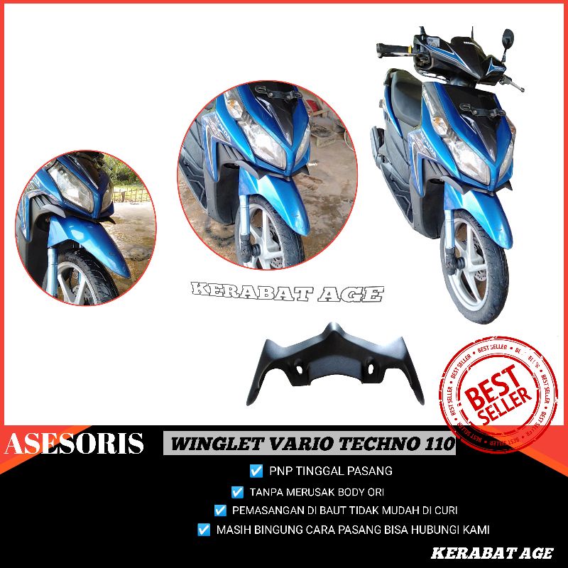 Winglet vario 110 cc / Techno aksesoris variasi custom