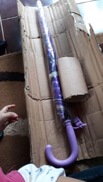 Termurah Umberella Payung Karakter Anak + Peluit 4sisi Kaca / Payung Anak Karakter Plus Peluit