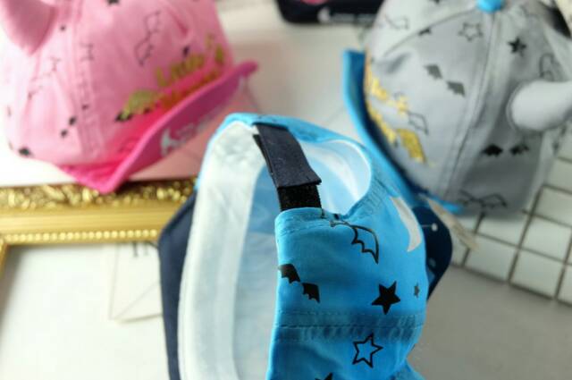 Topi bayi Motif &quot; Little Monster &quot; uk.3bln-2tahun