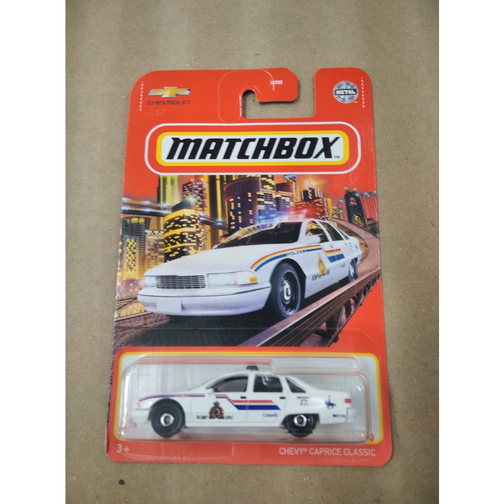 BEST SELLER | Diecast Matchbox CHEVY CAPRICE CLASSIC Putih MBX Original Termurah Murah Mobil Mainan Anak Scale 64