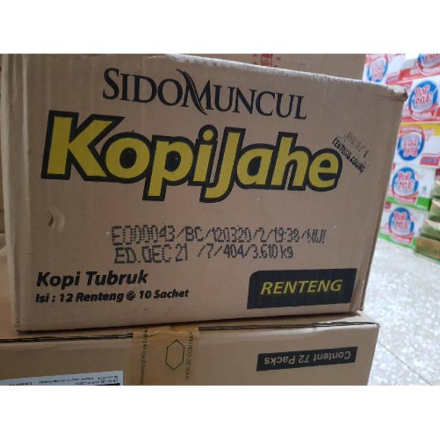 

Kopi Jahe Sido Muncul 28g Dus