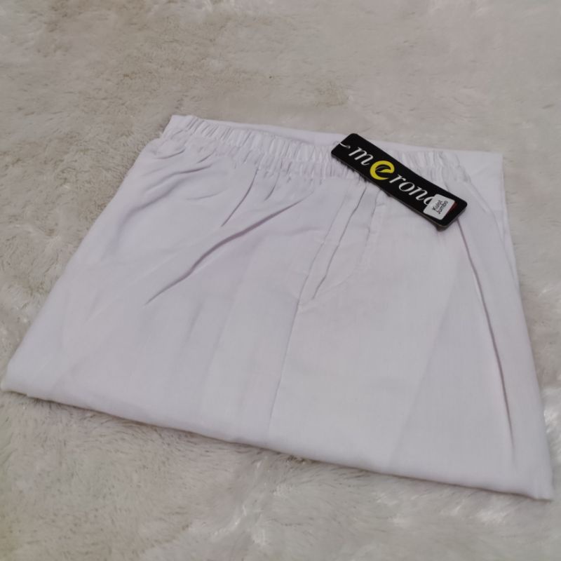 Celana Kulot Wanita Jumbo dan Standar SUPER PREMIUM Katun Supernova Bawahan Wanita Berkualitas-White