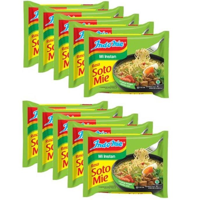 

Terlaris# Indomie Kuah Rasa Soto Mie Ii 10 Pcs