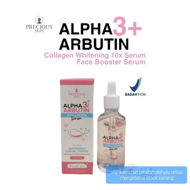 ALPHA ARBUTIN WHITENING COLLAGEN FACE SERUM / SERUM WAJAH KOLAGEN