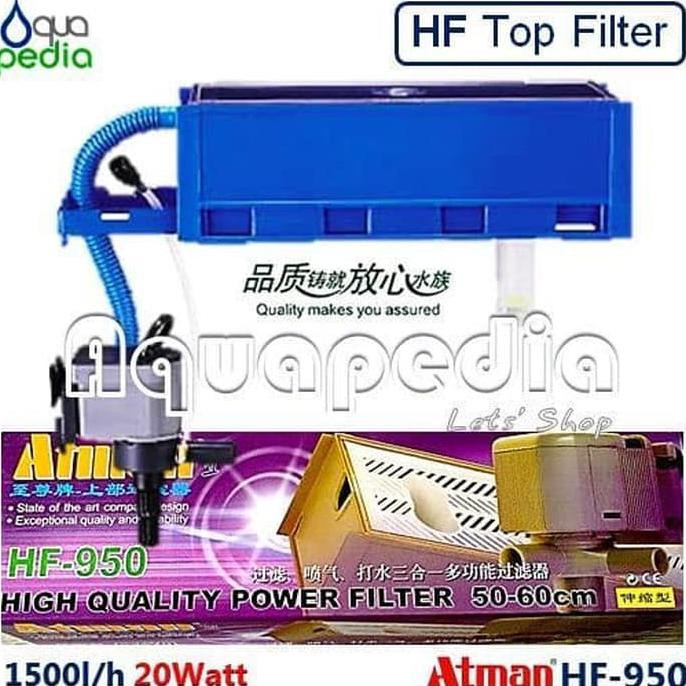 Atman Hf950 Filter Atas Aquarium Top Filter Berkualitas