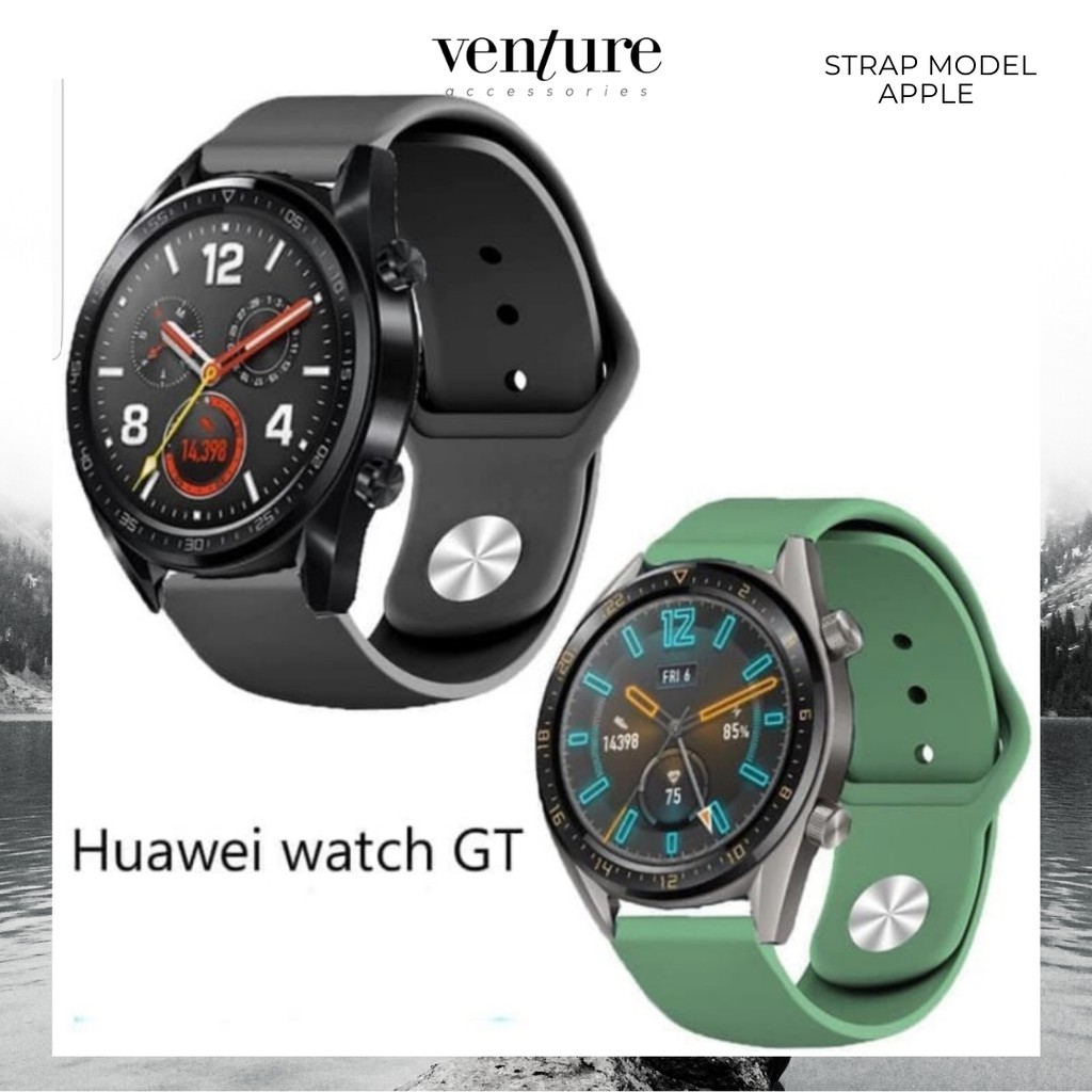 TALI JAM STRAP HUAWEI GT 2 46 MM SILIKON RUBBER SPORT BAND MODEL APPLE