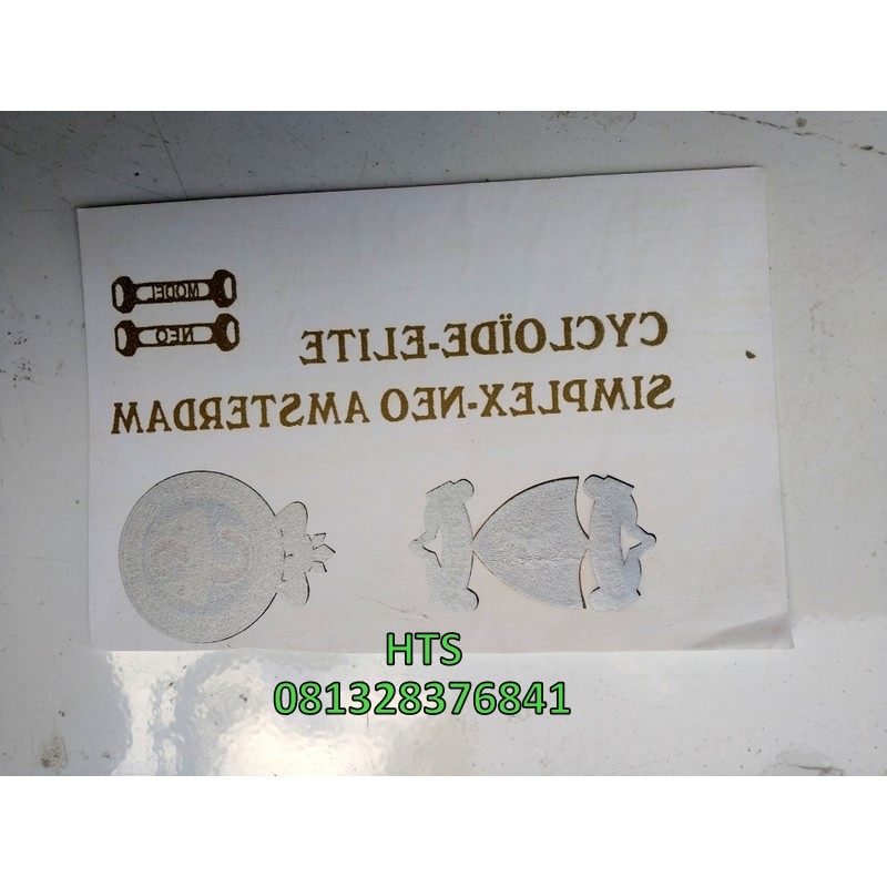 TRANSFER MERK SIMPLEX CYCLOIDE STIKER MERK SIMPLEX CYCLOIDE TRANSFER MERK SEPEDA ONTHEL SIMPLEX