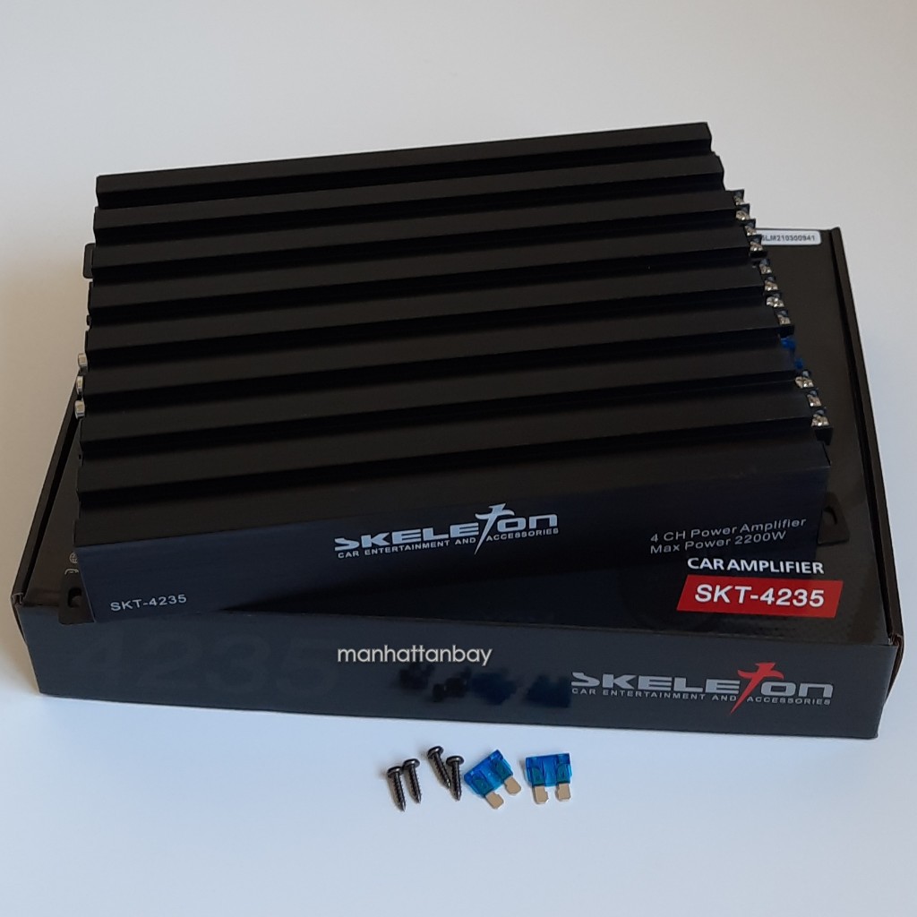 Power Amplifier Mobil Skeleton 4 Channel