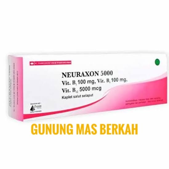 NEURAXON 5000 neuraxon 5000 - Pengobatan defisiensi vit.B1, B6, dan B12  (Per Strip)