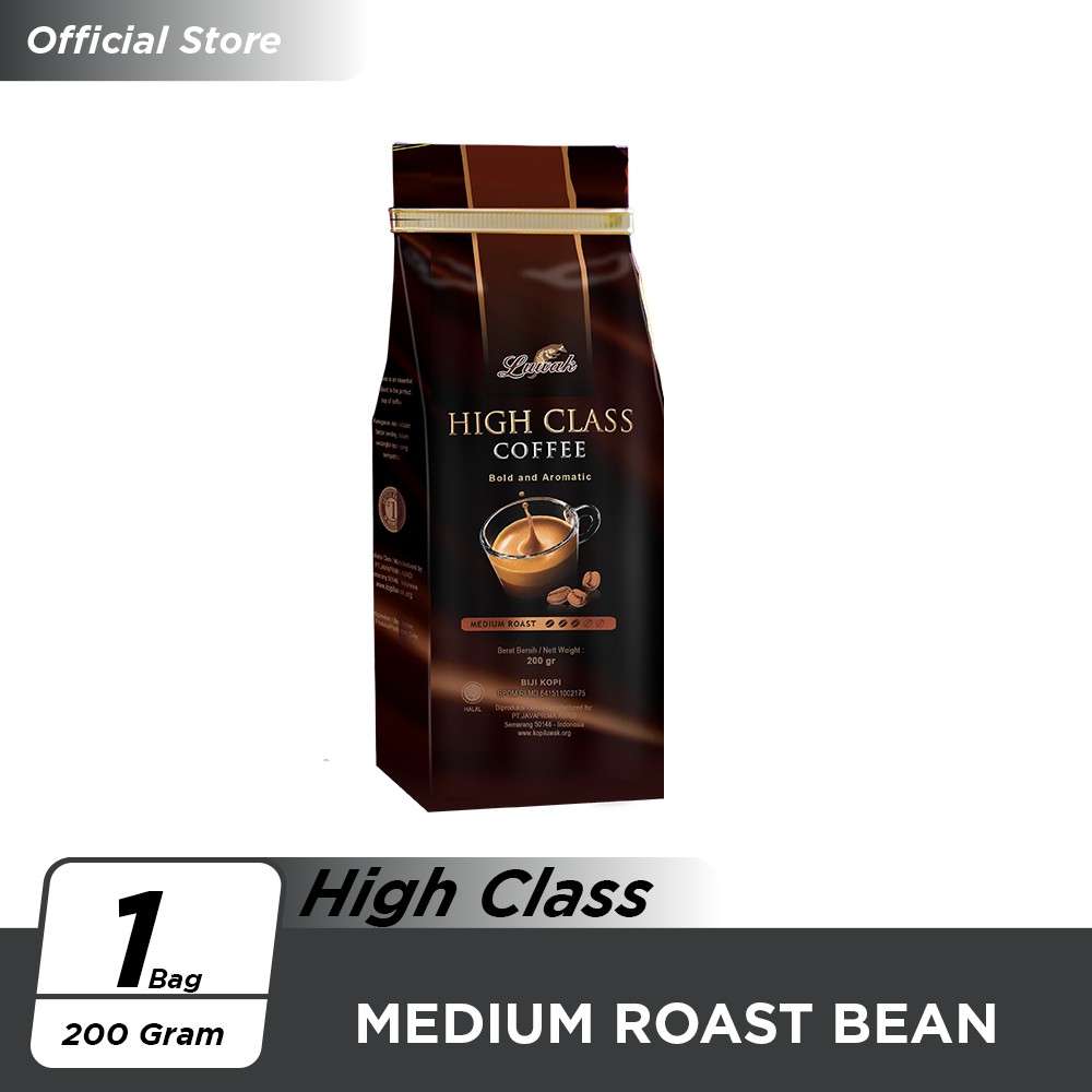 

Kopi Luwak High Class Medium Roast Bean 200gr
