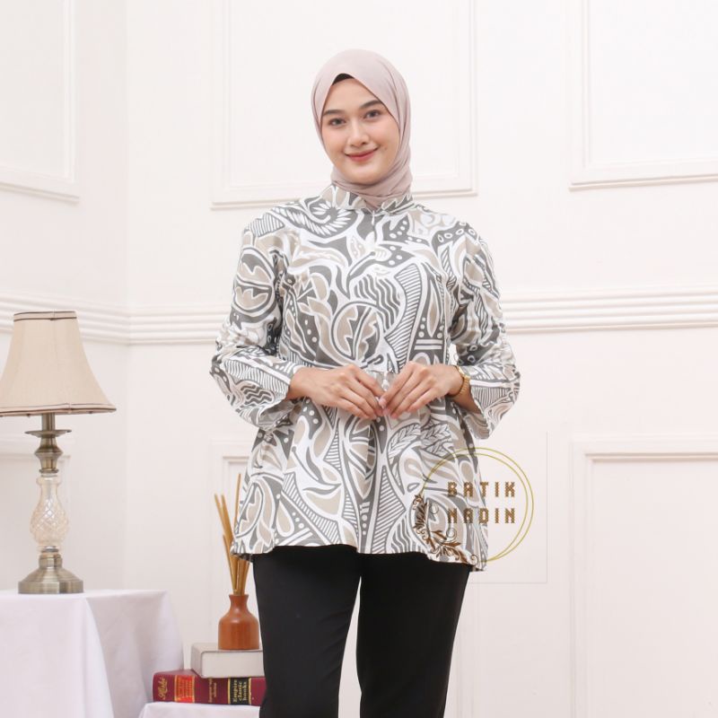 Blus batik wanita baju batik modern.