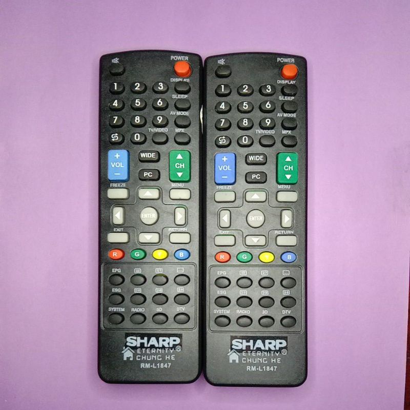 REMOTE TV SHARP  LCD/LED RM-L1847