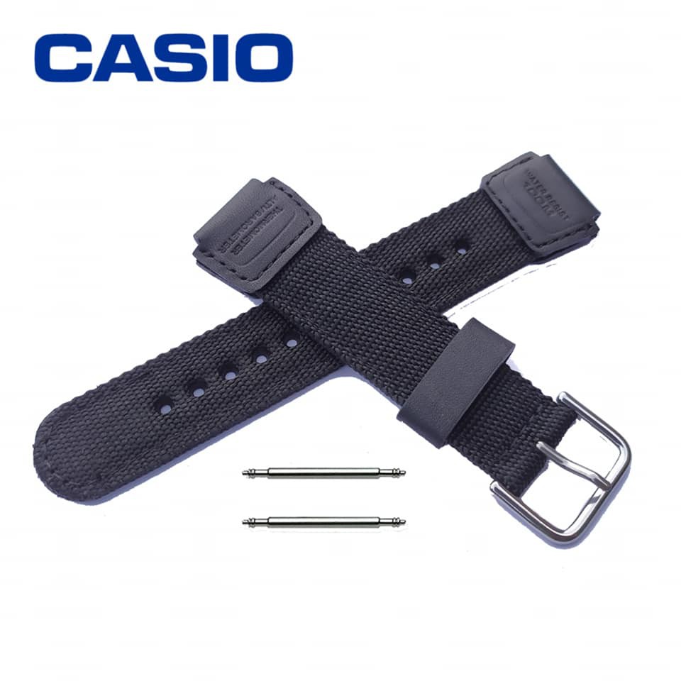 Strap nylon Tali jam Canvas Casio SGW-300 SGW-400 SGW-450 SGW-500H Original OEM