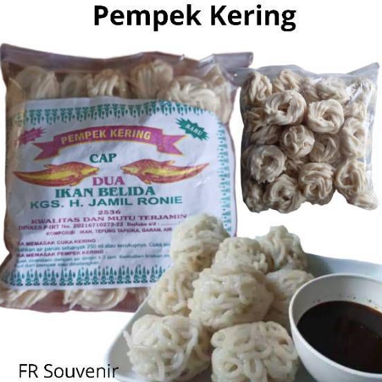 

1 KG Pempek Kering palembang asli ikan tenggiri Super & Cuka cuko
