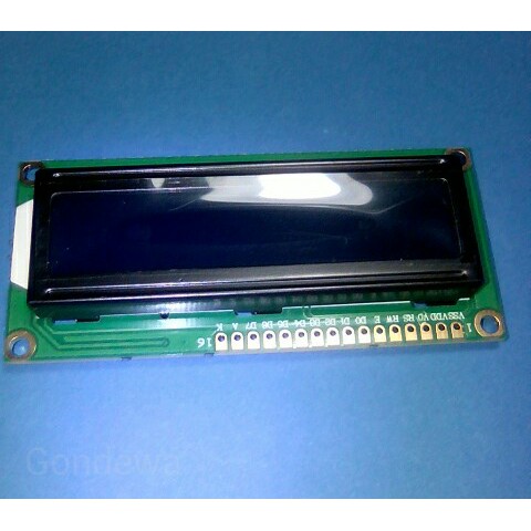 LCD1602 LCD 1602 LCD modul 16X2 DC 5V backlight biru