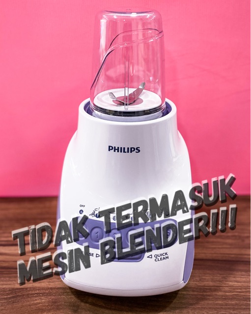 Mil bumbu kering turbo bahan plastik SHM 0192 bisa untuk blender philips 2061 2071 2115 2116